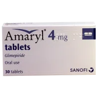 Order Amaryl 4 mg online - 30 tablet box of glimepiride for diabetes management at discount pharmacy prices