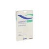 Aubagio 14 mg - White manufacturer box for teriflunomide film-coated tablets with green and blue curved accents by Sanofi.