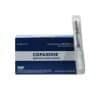 Copaxone - Dark blue manufacturer box for glatiramer acetate injection with a pre-filled syringe.