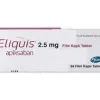 Eliquis (Apixaban) 25 mg: Buy Eliquis at the lowest price with our exclusive pharmacy discount. Order today with free quick global shipping.
