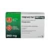 INVEGA TRINES - Trevicta 263 mg - White and green manufacturer box for paliperidone depot injection suspension by Janssen.