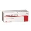 Isoptin SR 120 mg - White manufacturer box for verapamil hydrochloride retard filmtabletta with Abbott branding.