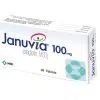 Januvia (Sitagliptin): Januvia 100 mg sitagliptin tablets by MSD - 28 count box for type 2 diabetes management available through online pharmacy with prescription