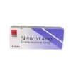 Kenacort - Stercort 4 mg - White and purple manufacturer box for triamcinolone corticosteroid tablets with SABB branding.