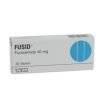 LASIX - Fusid 40 mg - White manufacturer box for furosemide tablets by Teva with a blue circular logo.