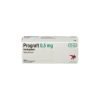 Prograft 0.5 mg - White manufacturer box for tacrolimus capsules with Astellas branding.