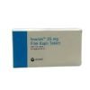 Imuran 25 mg - White manufacturer box with a blue stripe for azathioprine film-coated tablets by Aspen.